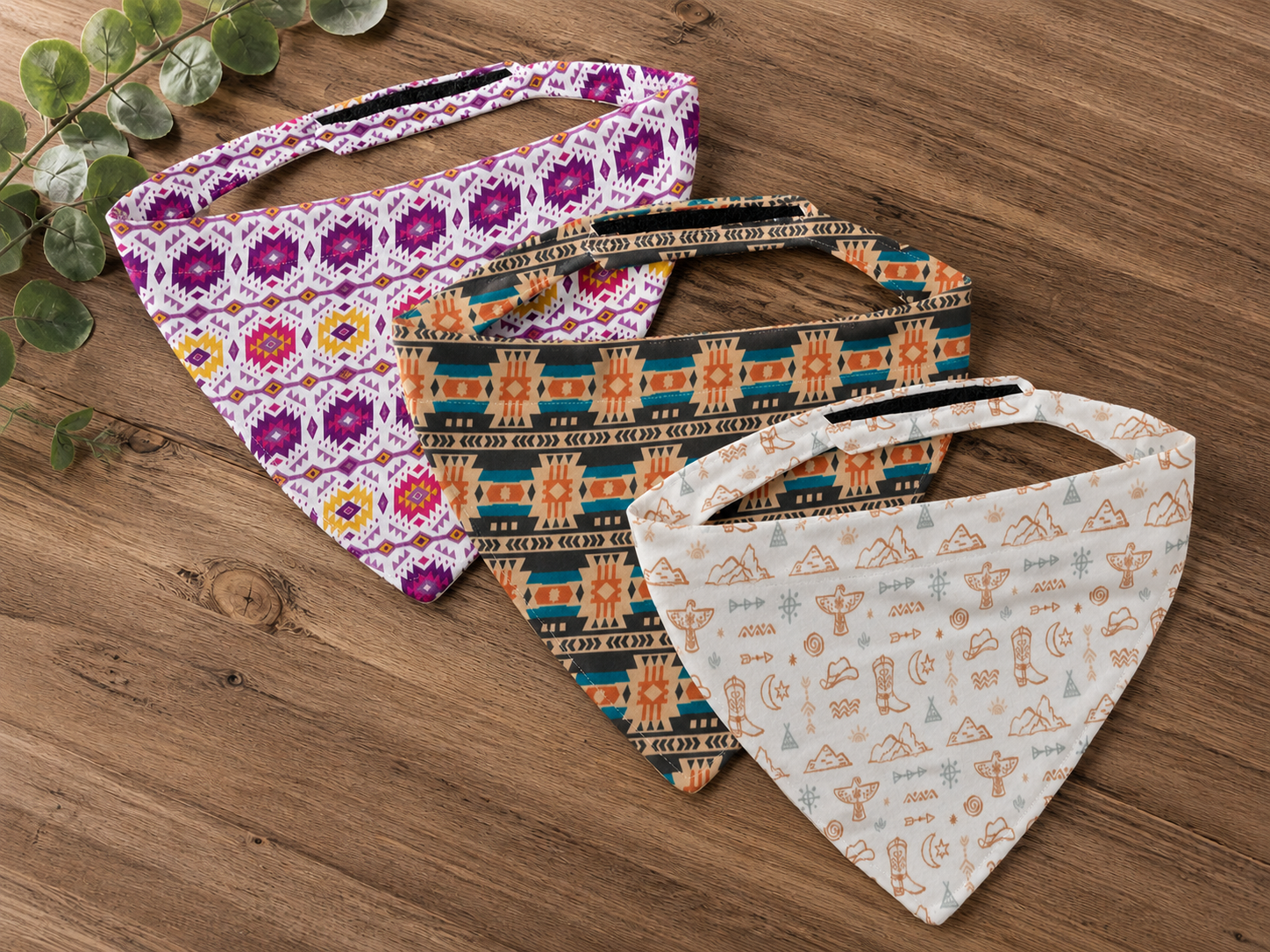 Aztec-Print Bandanas